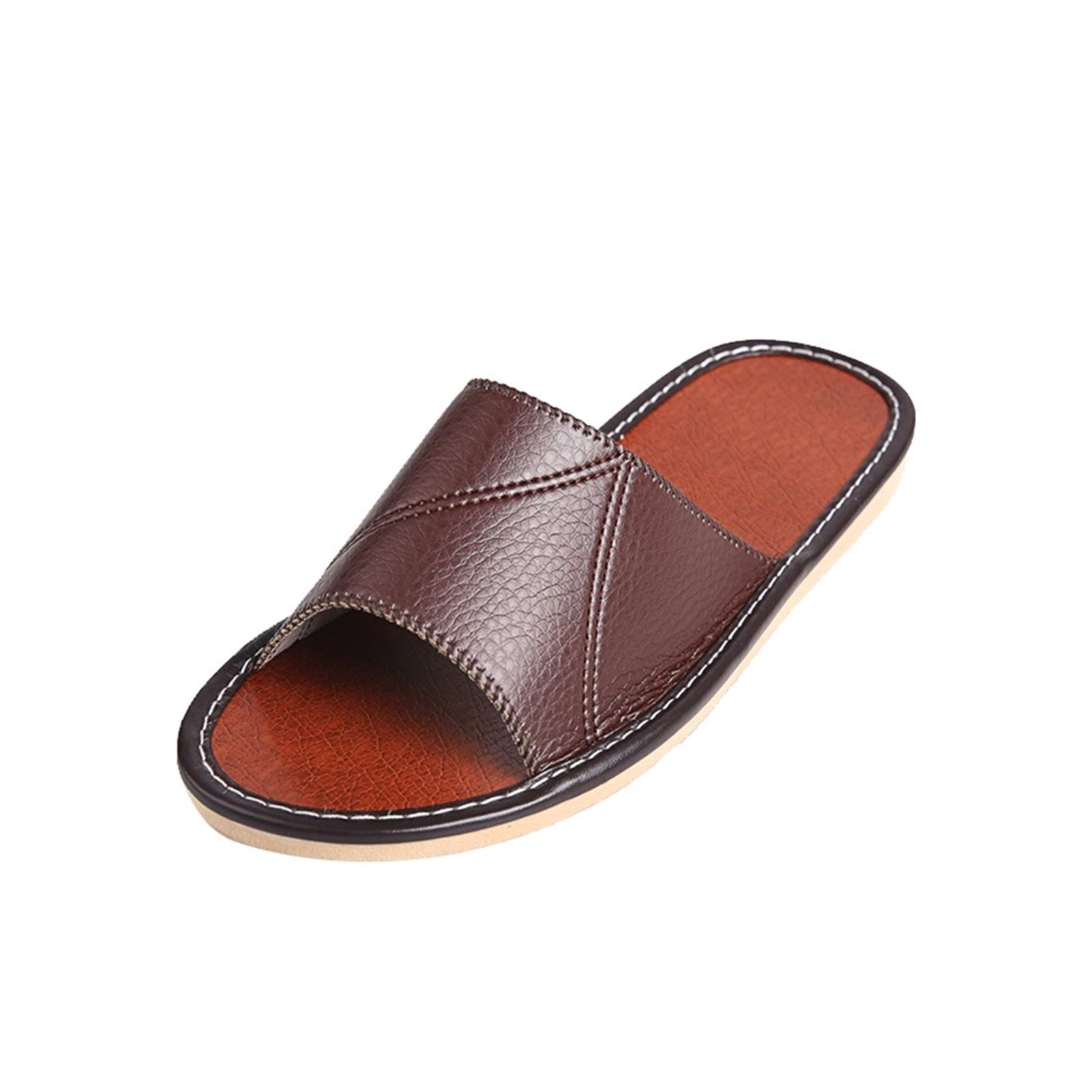 Khuy Men Indoor Slippers Summer House Slippers Open Soletoe Casual