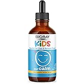 BIORAY Kids NDF Calm, Vanilla - 4 fl oz - Nourish The Liver & Remove Toxins - Non-GMO, Vegan, Gluten Free - 2-4 Month Supply