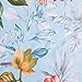 Leadtimes Blue Floral Duvet Cover Twin Kids Boho Duvet Comforter Cover Soft Girls Bedding Set (Blue, Twin)