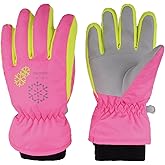 TRIWONDER Kids Ski Snow Gloves Winter Cold Weather Windproof Warm Snowboard Sport Mittens for Boys Girls