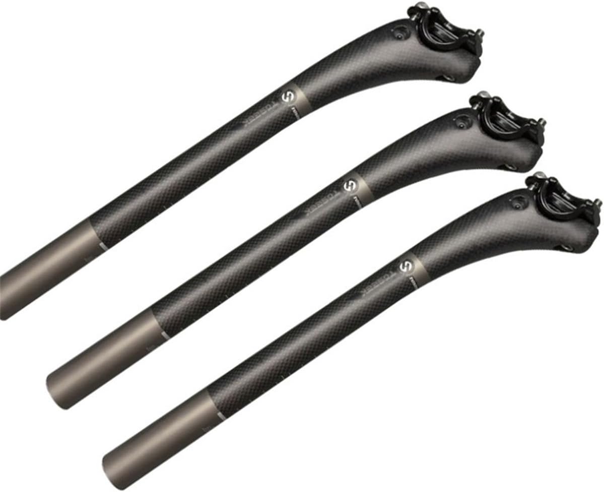 3K Full Carbon Fiber Light Weight Seatpost For Bicycle Mountain Road Bike 1 Pcs