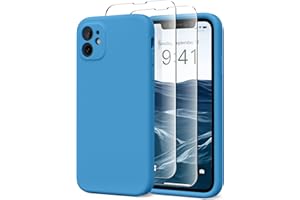 SuydanBox for iPhone 11 Phone Case, Compatible with MagSafe, [Full Camera Protection][2 Screen Protectors] Magnetic Silicone Slim Shockproof Protective Case for iPhone 11 6.1", Navy Blue
