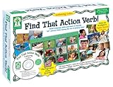 Key Education Listening Lotto: Find That Action Verb! Educational Board Game