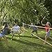 Franklin Sports Badminton Net + Rackets Set - Portable Backyard Badminton Set with (4) Rackers + (2) Birdies - Adult + Kids Set - Classic