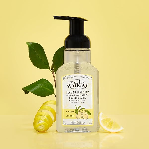 WATKINS 20626 9 OZ LEMON SCENT FOAMING HAND SOAP