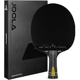 JOOLA Infinity Carbon Professional Ping Pong Paddles - Ergonomic Comfort Grip - ITTF Approved Rubbers - Professional Ping Pong Paddle for Advanced Control &amp; Speed - Table Tennis Racket