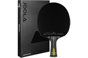 JOOLA Infinity Carbon Professional Ping Pong Paddles - Ergonomic Grip - ITTF Approved - Professional Ping Pong Paddle for Advanced Control & Speed - Table Tennis Racket - Black