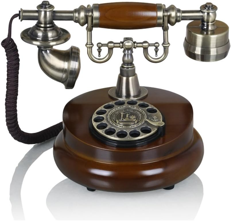 Landline Telephone/European home retro telephone/old fashioned antique phone/wood phone/style telephone home fixed retro telephone vintage antique fashion 251720cm