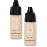 Luminess Air Silk 4-In-1 Airbrush Foundation- Foundation, Shade 020 (.5 Fl Oz) - Sheer to Medium Coverage - Anti-Aging Formula Hydrates and Moisturizes - Professional Makeup Kit for Cordless Air Brush