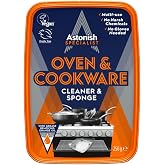 Astonish Oven &amp; Grill Cleaner Paste with Sponge, Orange Oil, 8.8oz