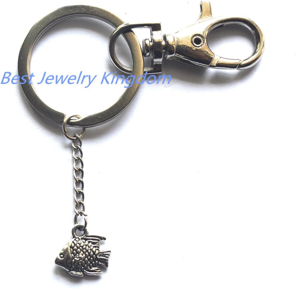 Goldfish Keychain,Personalised Goldfish Keyring, Goldfish Gift,Gift for her,Accessories Fish, Fish Charm,Fish Keyring