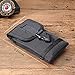 Hengwin Belt Holster Pouch iPhone Xs Max XR Nylon Holster Case Men Purse iPhone 8 7 6 Plus Belt Loop Pouch Case MOLLE Waist Bag Small Pocket for Samsung S9 S8 Plus S7 Edge + Keychain