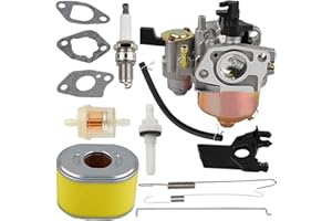 Ferilter GX160 Carburetor for Honda GX 160 GX168 GX200 5HP 5.5HP 6.5HP Engine Water Pump Pressure Washer Mower 16100-ZH8-W51 Carb with 17210-ZE1-505 Air Filter Throttle Governor Link Rod Spring Kit
