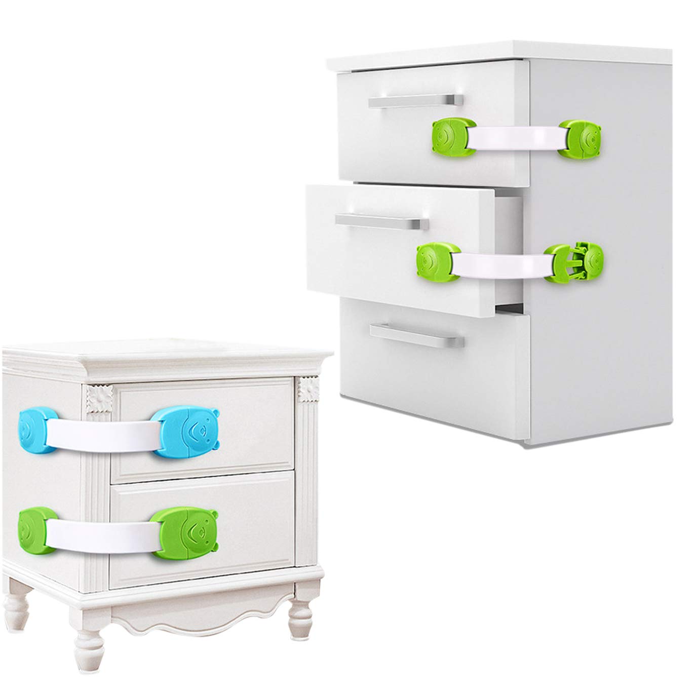 LCV ™ Baby Safety proofing kit 20 Pieces Acrylic Glue 2 Finger Pinch