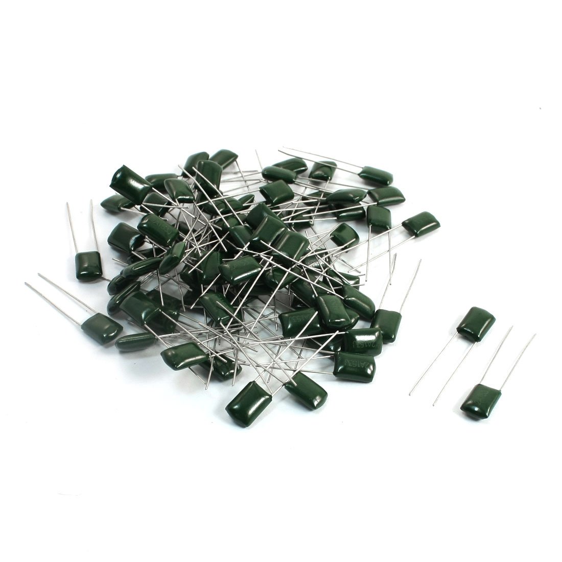 sourcingmap 80Pcs Polyester Poly Film Capacitors Assortment Kit 0.015uF DC100V