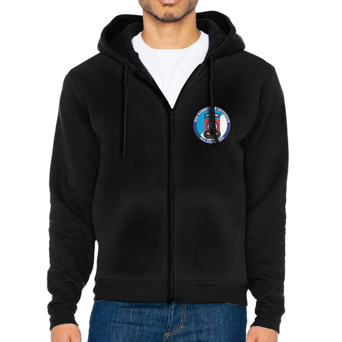 Factory Outlet Online Discount Sale nd Airborne Division With Jump Wings Men S Full Zip Up Hoodie Jacket Pullover Sweatshirt At Men S Clothing Store Up To 42 Off Fajalobi Tilburg Nl