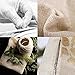 Home Decorative Cushion Cover Colorful Flowers Pillowcase 17 x 17 Inches Woven Pillow Covers Cotton Linen Home Decor Cushion Cover for Sofa (s7)