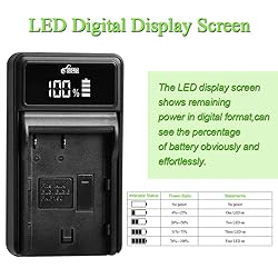 EN-EL3E EN-EL3 EN-EL3A Battery and LED Dual Charger