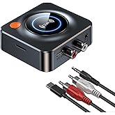 Bluetooth Receiver for Home Stereo, AUX RCA to Bluetooth Adapter for Old Speakers, NFC Wireless Audio Receiver for Music Streaming Sound System, KAIY Convert Wired Speakers to Wireless
