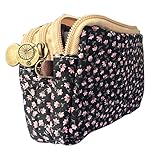 Homelink Womens Canvas Wristlet Floral Zip Wallet Card Coin Purse Clutch Handbag