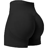 YEOREO Professional Women Workout Shorts 3.6" Scrunch Shorts Seamless High Waisted Contour Gym Yoga Biker Shorts