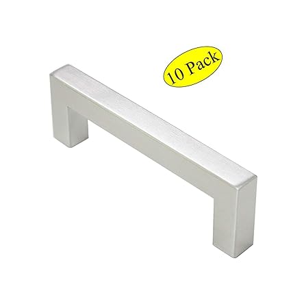 6 5 Inch Cabinet Hardware Silver Stainless Steel Pulls Kitchen