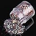 NICOLE DIARY 4 Boxes Unicorn Gradient Nail Glitter Sequins Iridescent Flakies Tips Pink Rose Red Colorful Ultra-thin Nail Decoration