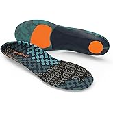 Superfeet Run Cushion High Arch Insoles - High Arch Support - Trim-to-Fit Inserts for Running Shoes - Professional Grade - 11.5-13 Men / 12.5-14 Women