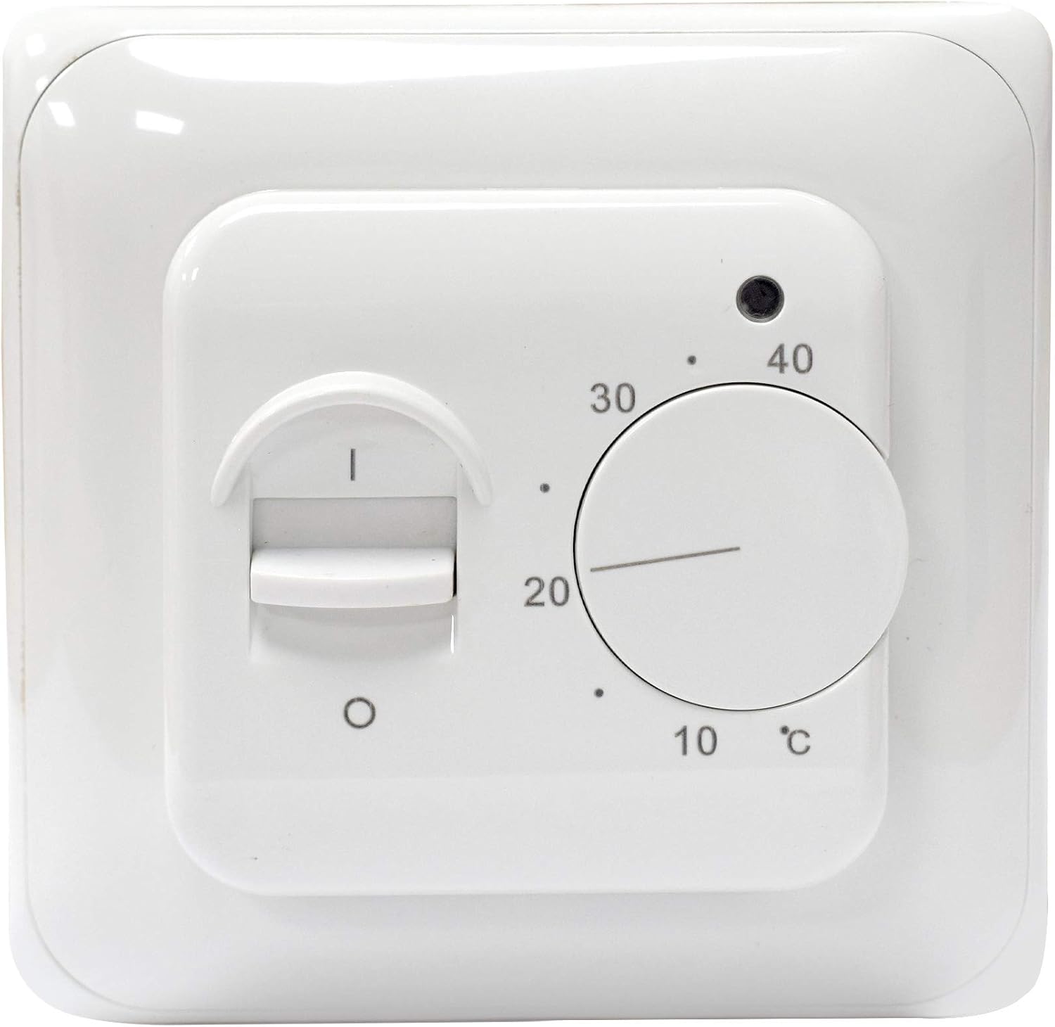 Underfloor Heating Manual Thermostat. Simple to use! Suitable for almost all electric underfloor heating systems. 16Amp