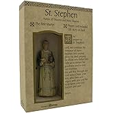 Roman Giftware Inc., Patrons & Protectors, 4" H ST Stephen Figure,Religious, Inspirational, Durable (1x1x4)