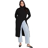 City Chic Women's Plus Size Jumper - Longline Split