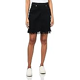 Slim-Sation Womens Clothing | Pull On 5-Pocket for Women| Twisted Fringe Hem Skort for Women