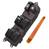 Master Power Window Switch Driver Side for Toyota Camry 2002-2006 | 03-08 Corolla/Matrix, 05-07 Tacoma, 04-06 Scion xA/xB, 04-09 Sienna, Door Lock Control Button 14 Pins Replace 84820AA070
