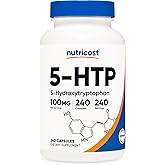 Nutricost 5-HTP 100mg, 240 Vegetarian Capsules (5-Hydroxytryptophan) - Non-GMO & Gluten Free