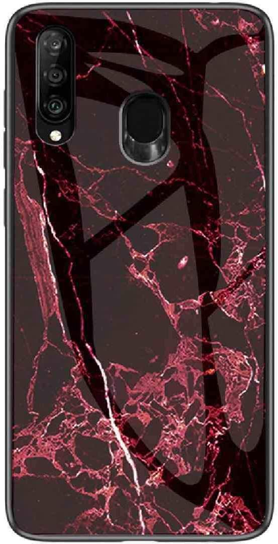 Vivo Y17/Y3/Y15/Y12 Case, Portable Marble Rock Stone Glass Background Useful Thin Combined Cover, HUZIGE New Come Protect Thin Slim Phone Light Case For Vivo Y17/Y3/Y15 Red