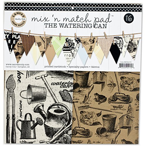 Canvas Corp Canvas Mix and Match Pad, 12", Watering Can