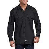 Dickies Mens Flex Relaxed Fit Long Sleeve Work Shirt