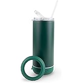 Hogg Bluetooth Tumbler 4 in 1 Can Cooler - Mistletoe, Universal Can Cooler for Drinks, Bluetooth Speaker Cup, Stainless Steel Tumbler with Speaker, Beer Holder, Beer Accessories