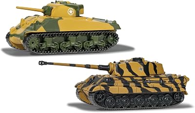 Corgi WT91302 World of Tanks Sherman vs King Tiger Diecast Toy Tank