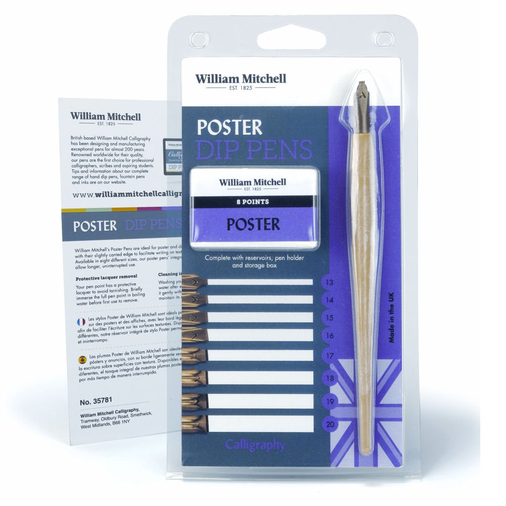 Wm. Mitchell Poster Pen Card, FMLPPC