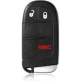 Car Key Fob Remote Keyless Entry Control M3N-40821302 433MHz 3 Button Replacement for 2011-2021 Dodge Charger Dart Challenger Chrysler 200 300 Fiat 500X