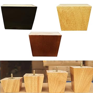 Amazon Com Dgxq Trapezoidal Furniture Legs Wooden Sofa Legs Bed