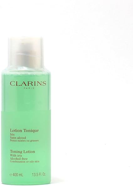 clarins toning lotion with iris 400ml