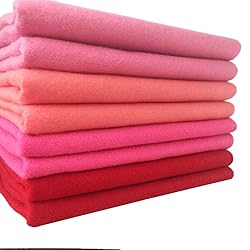 4pcs Thick 1.4mm Soft Felt Fabric Sheet Assorted
