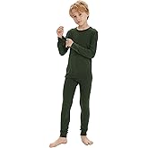 Iguana Unisex Kids 100% Merino Wool Base Layer Set Thermal Underwear Sets for Girls and Boys