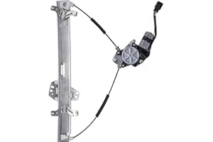 MOJTBE 741-306 Front Driver Side Power Window Regulator with Motor Assembly Car Glass Elevator Bracket Compatible with 2003-2007 Honda Accord, OE 11A183, 11R624, 212-0013, 47-15017, SK741306