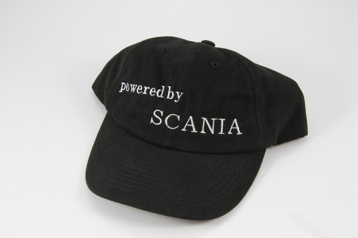 Powered By Scania Black Baseball Cap