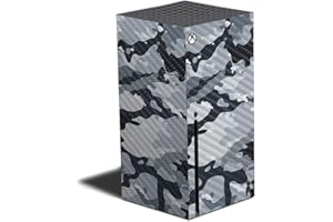 MIGHTY SKINS MightySkins Carbon Fiber Skin Compatible with Xbox Series X - Gray Camouflage | Protective, Durable Textured Carbon Fiber Finish | Easy to Apply | Made in The USA