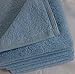 Pacific Linens Washcloths-Hand-Face Towels -12 Pack-600-GSM, 100% Cotton, Light Blue, Extra Soft Low Twist Ring Spun Yarn Cotton Washcloths, Highly Absorbent (Lt. Blue)