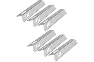 Kalomo 15" Grill Heat Plates Heat Shield Burner Cover BBQ Gas Grill Replacement Parts for Dyna-Glo DGF600ssp, DGF510SBP, DGF493BNP, Backyard BY13-101-001-13, Uniflame GBC1059WB, Montana, BHG Model